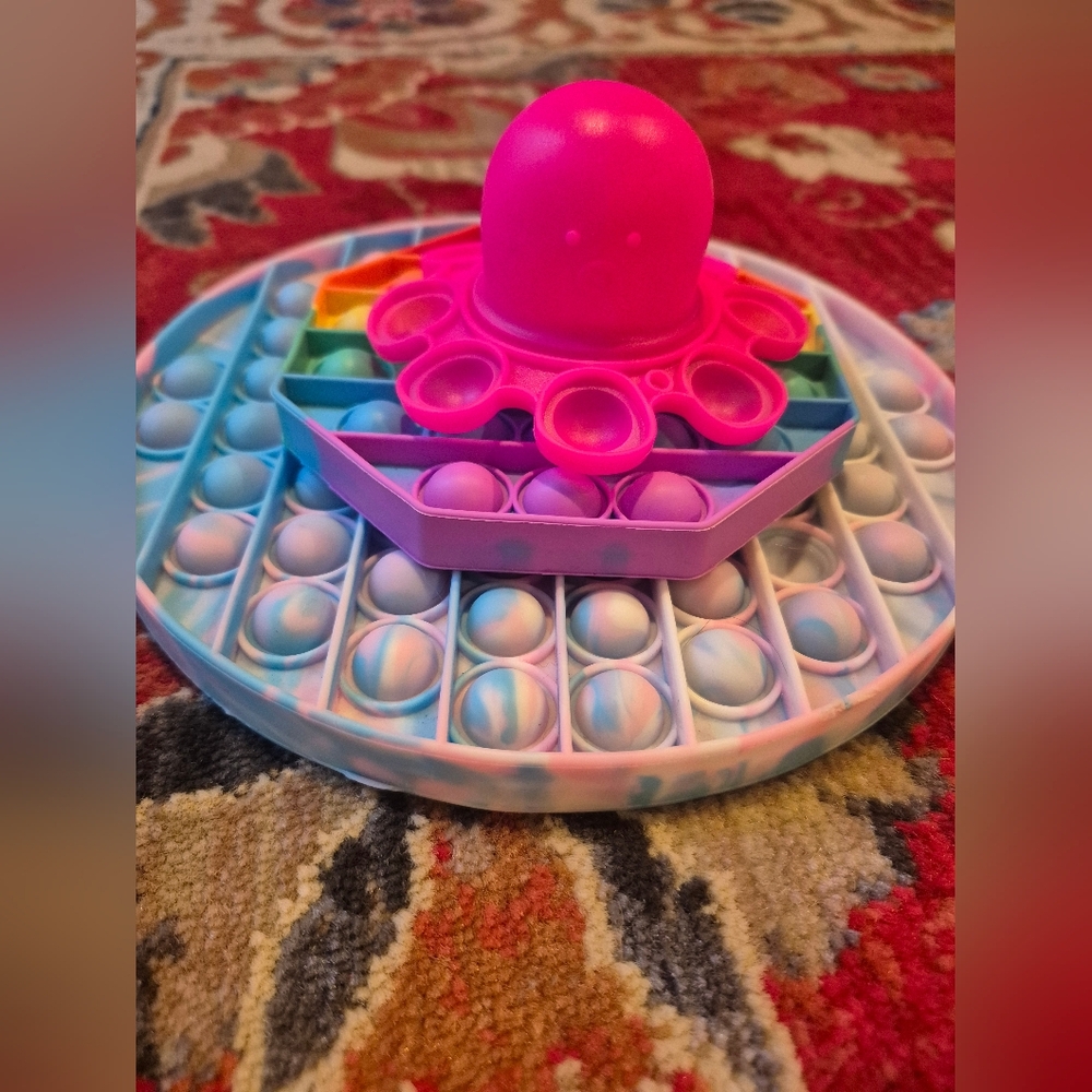 Colorful Pop It Fidget Toys